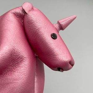 Coach pink unicorn coin purse